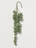 Sage Green Hanging Faux Seed Pod Cluster Branch Spray - 30" faux plants