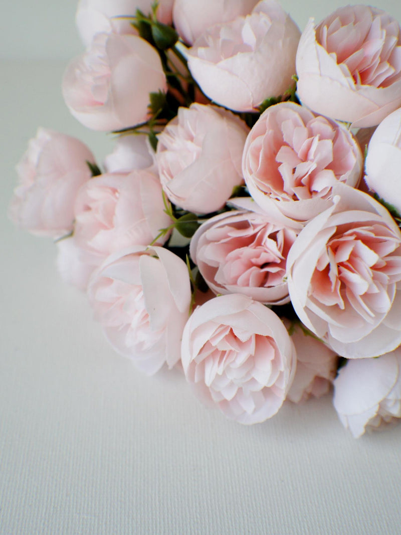 11" Pink Ranunculus Bunch, Artificial Silk Flowers, Spring Wedding Flowers, Artificial  Rose Bouquet, Fake Ranunculus, Summer Weddings silk flower