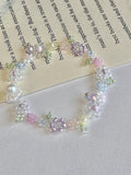 Morning Dew Bracelet Bracelet, Flower Beaded Bracelet,  Daisy Bracelet, Colorful Floral Bracelet, Elegant bracelet, Gift for her, Birthday FLOWER DELIVERY