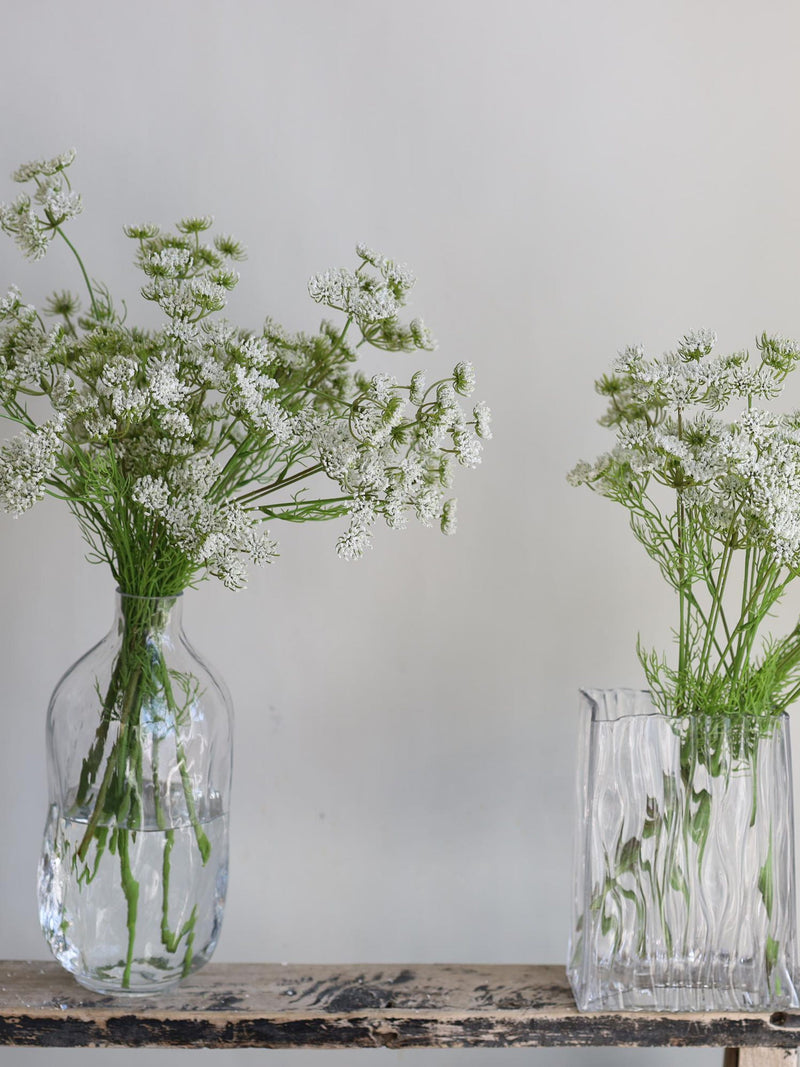 Artificial Small White Lace Flowers, Faux Summer Wild Flower, Fake Flowers Centerpieces | DIY Floral | Wedding/Home Decoration, Holiday Gift faux plants