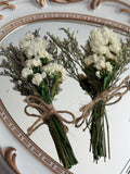 Mini Dried Flower Bouquet (Set of 6 / 12) Bridesmaid Proposal box flowers , Wedding Decor wedding flower