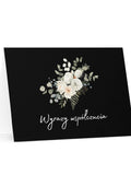 Wyrazy Wsp—_czucia Polish Sympathy Card: Elegant Floral Condolences sympathy flower