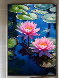 Lotus Floral Glass Wall Decor, Magical Lotus Flower Tempered Glass Art, Zen Lotus Glass Art,Custom Glass Art, Large Wall Art, Glass Wall Art FLOWER DELIVERY