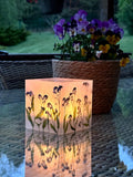 Forget-Me-Not Memorial Candle Ð Pressed Flower Remembrance Lantern, Sympathy Gift, Bereavement Keepsake sympathy flower