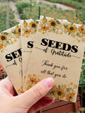 Thank You Wildflower Seed Packets/Seed of Gratitude/Business Giveaway Favors/Teacher Appreciation Gifts/Realtor Thank You/Bulk Party Favors FLOWER DELIVERY