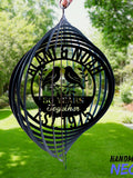 Personalized 50th Wedding Anniversary  Metal Wind Spinner - Custom Couple Name Wind Spinner, Anniversary Gift for Wife Husband ANNIVERSARY