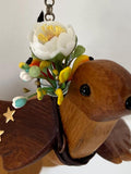 sea lion assemblage hanging art, one of a kind and original ornament, ocean seaside floral flower delivery FLOWER DELIVERY