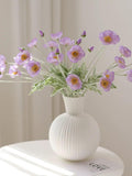 Real Touch Purple Poppy Stem, Faux Silk Flower, 23.5" Floral DIY silk flower