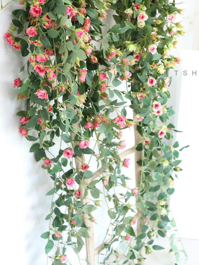 Artificial Hanging Flower Fake Flower Faux Hanging Plant For Wall Decor Indoor Outdoor Decor Garden Coffee Shop faux plants
