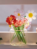 Glass Birth Month Flower, Birth Flower Gift, Hand Blown Spring Flower, Glass Flower Bouquet, Personalized Gifts, Gift For Her, Birthday Gift ANNIVERSARY