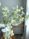 Artificial Queen Anne Lace Stem - Faux Floral / DIY / Bouquet / Wedding / Flower Arrangement / Home Decoration / White FLOWER DELIVERY