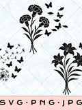 Funeral Flowers., in loving memory svg, Memorial ., Rememberance svg sympathy flower