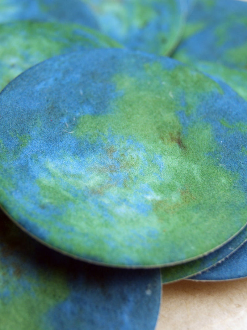 Bulk Seed Paper Earth Circles 1.5" in Diameter Wildflower Shapes for Cards, Favors, Tags or Events Set of 100 - Plant Me on Reverse seeds bulk