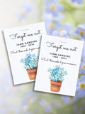 Forget Me Not Funeral Favours seeds bulk