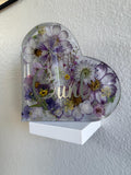 C*nt Epoxy Resin Bookend | Pressed Flowers Book decor | Humorous Gift | Love Romance Flower