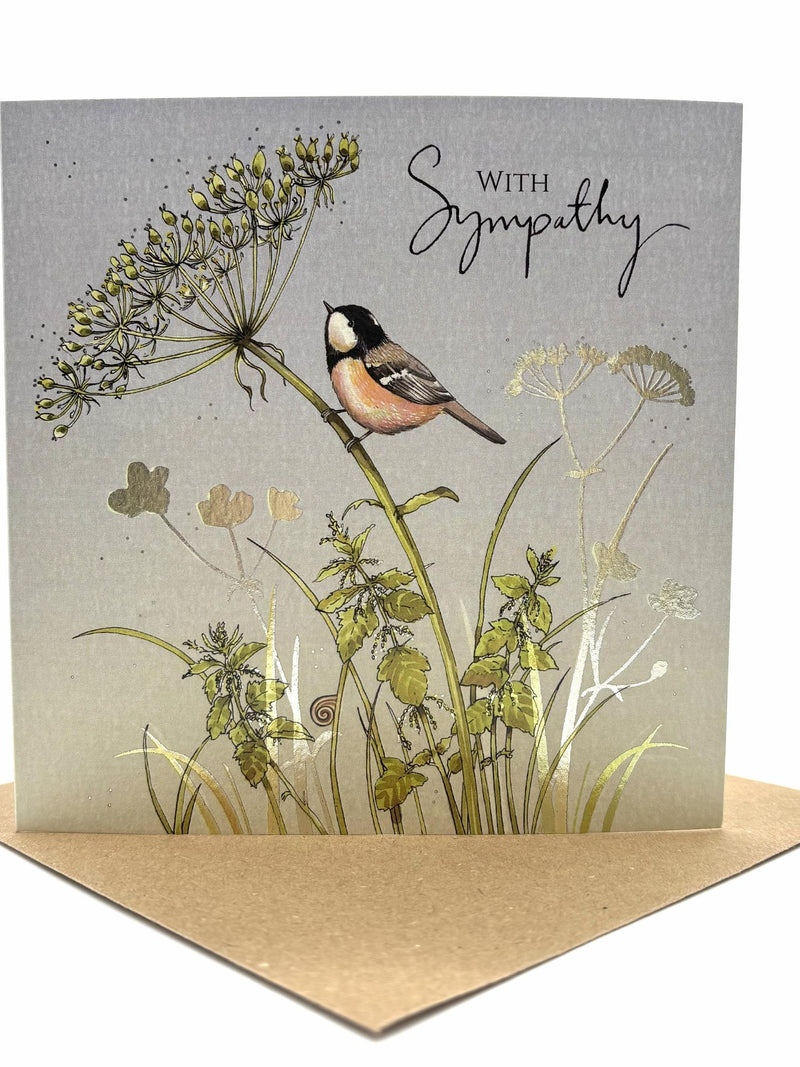Sympathy Wildflower Card sympathy flower