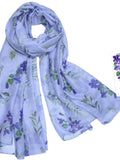 Birth Flower Scarf Birthday Gift Women Unique Valentines Day Anniversary Gift Birth Month Flower Scarf Shawl for Girlfriend Grandma Wife Mom birthday flower