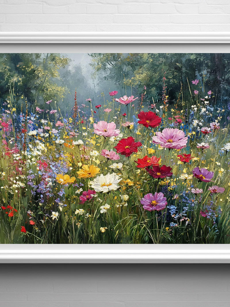 Vintage Floral Oil Painting Prints: Farmhouse Style Gallery Wall (Digital Download, Set of 10) house warming flower