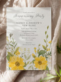 Wildflower Housewarming Party Invitation, Floral Housewarming Party Invitation, Greenery Home Sweet Home Invite, House Blessing Invitation house warming flower