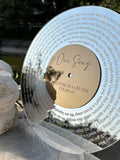 Custom Mirrored Acrylic Song Lyrics Plaque, Anniversary Gift ANNIVERSARY