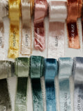 Hand dyed velvet ribbon,velvet ribbon by the yard,velvet ribbon for wedding bouquets invitations, flower arrangement,wedding decor-31 colors silk flower