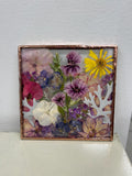Custom Pressed Memorial Flower Art: Funeral Flower Keepsake sympathy flower