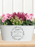 Personalised Anniversary Planter Pot ANNIVERSARY
