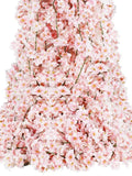 Artificial Cherry Blossom Vines Ð Silk Flower Garland for Garden Arch, Wedding Backdrop, Home Christmas & Rattan Wall Decoration 1.8m silk flower