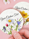 Personalized Seed Paper Bulk Plantable Round Shapes Thank you Wedding Favor Seed Paper 2.5 in Personalized Gift Labels Wildflower Seed Paper seeds bulk