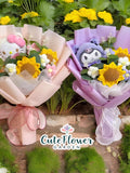 Hello Kitty Bouquet, Kuromi Bouquet, Sanrio Bouquet, Plush Bouquet, Birthday Gift, Mother's Day Gift, Gift for Her Bouquet
