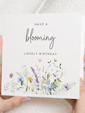 Birthday Card for Her, Floral Birthday Card, Birthday Card for Mum, Birthday Card for Friend, Cute Birthday Card, Flower Birthday Card birthday flower