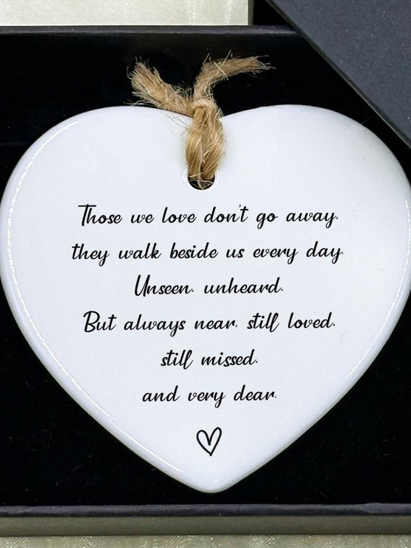 Sympathy Gift, Bereavement Keepsake, Sorry for Your Loss, In Memory Gift, Sympathy Gift for friend, Thinking of you, Heart Keepsake sympathy flower