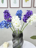 faux Hyacinthus stem_artificial silk Hyacinthus flower_fake flower for vase filling_garden flower decor_home decor_wedding flower decor silk flower