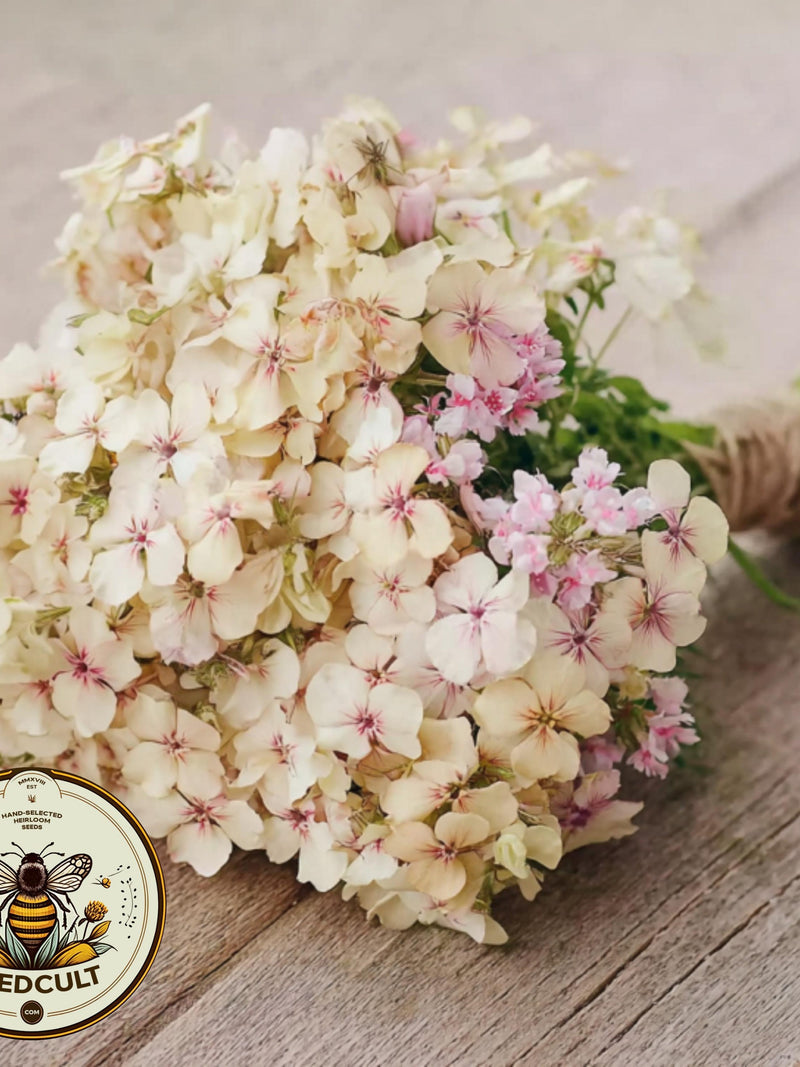 NEW! CrŽme Brulee Phlox Seeds, Phlox drummondii PH5150 flower seeds