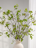 39" Minimalist Leaf Branch - Artificial Plant - Green faux plants