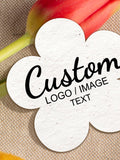 Custom Business Logo Seed Paper/Bulk Wedding Seed Papers/Wildflower Seed Paper with Logo/Image/Text/Heart Flower Butterfly Shape Seed Favors seeds bulk