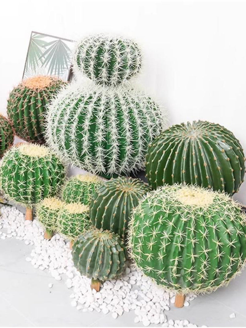 Artificial Big Cactus Plant, Simulated Round Cactus ,Tropical Plants faux plants