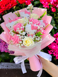 Hello Kitty Bouquet, Sanrio Bouquet, Flowers Arrangement Kittys Artificial Flowers, Mother's Day Gift, Birthday Gift, Gift for Her Bouquet