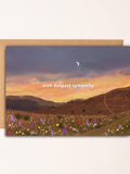 Sympathy Wildflowers Card sympathy flower