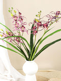 Artificial Spider Orchid Stem, Silk Faux Floral Arrangement, Home Garden Decoration faux plants