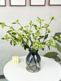 artificial rice flower branches_faux greenery plant_fake plant for vase filling_centerpiece decor_DIY floral decor_home decor_garden decor faux plants