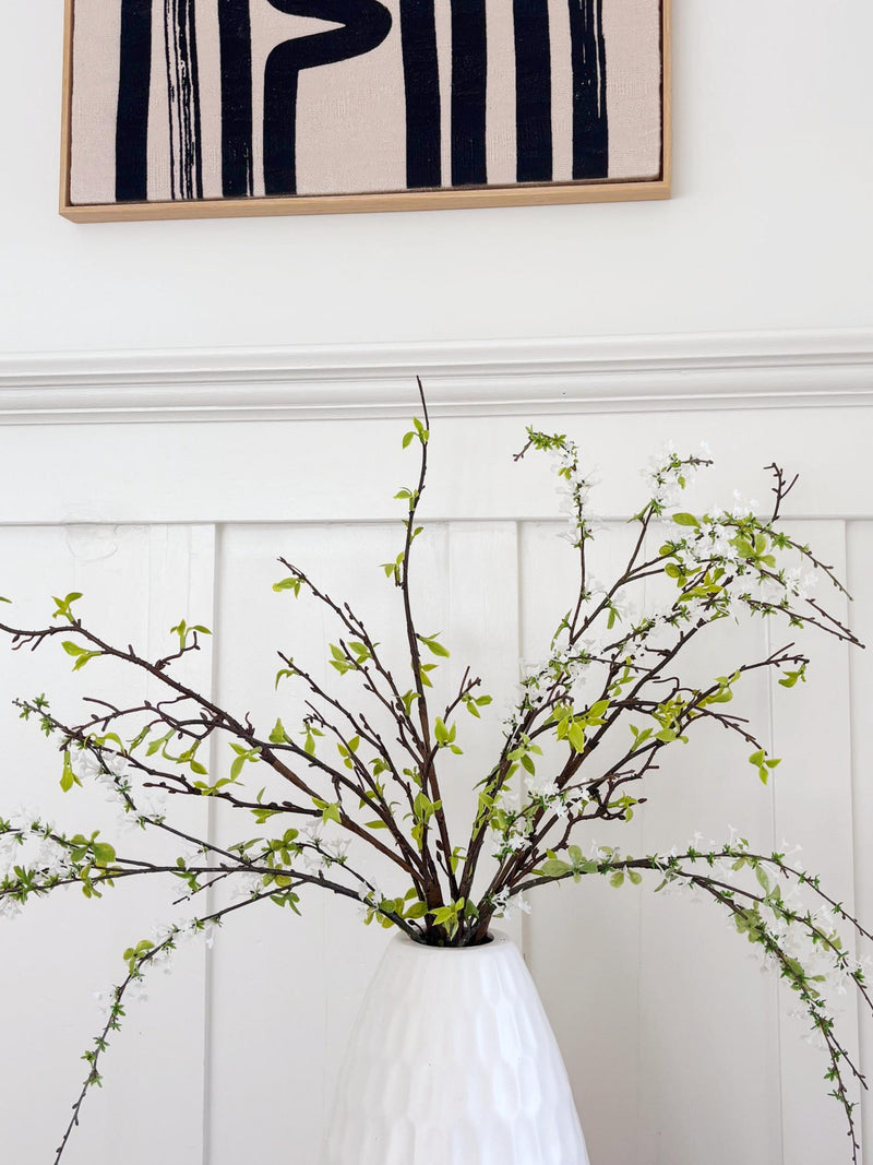 Tall Faux Greenery Branch, Vase Filler, Home Decor faux plants