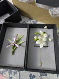 Handmade Mulberry Silk Flower Brooch: Chinese Heritage Ronghua Gift silk flower