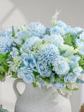 Mixed Flower Small Bouquet - Artificial Flower - Blue silk flower
