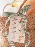 House Blessing Gift Tags Printable, Housewarming Favor Tags, Bread Salt Wine Gift Labels, New Homeowners Tradition, Welcome Home Favors house warming flower