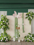 Artificial Rose & Hydrangea Flower Arrangement: Wedding Backdrop Decor wedding flower