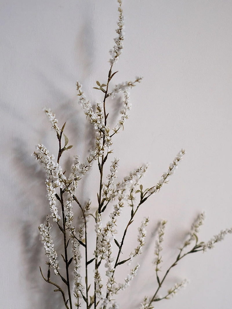 42" Long Stem Faux Flower Branch - High Quality Artificial Plant Stem, Realistic Faux Blossom for Floor Vase, Wedding Home Decor, gifts faux plants