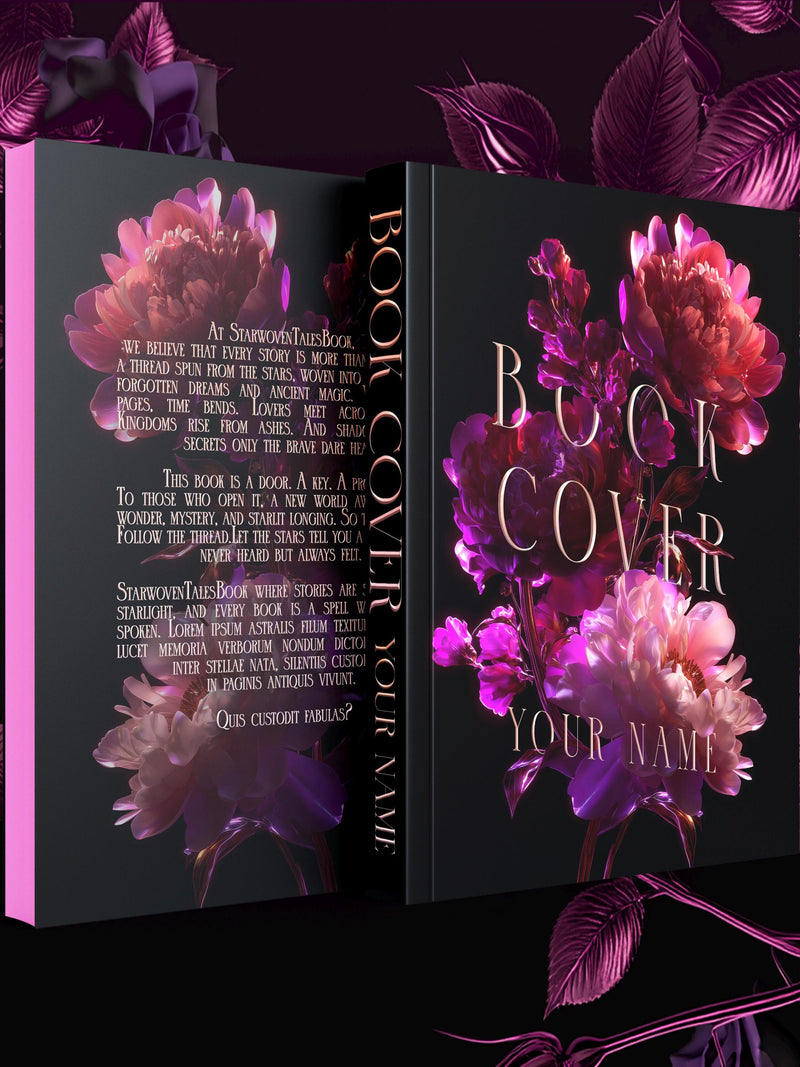 Premade Book Cover: Flower Fantasy or Romance Ð Customizable KDP Design Love Romance Flower