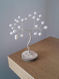 Small Freshwater pearl tree, Personalised pearl anniversary gift, Pearl tree sculpture ANNIVERSARY