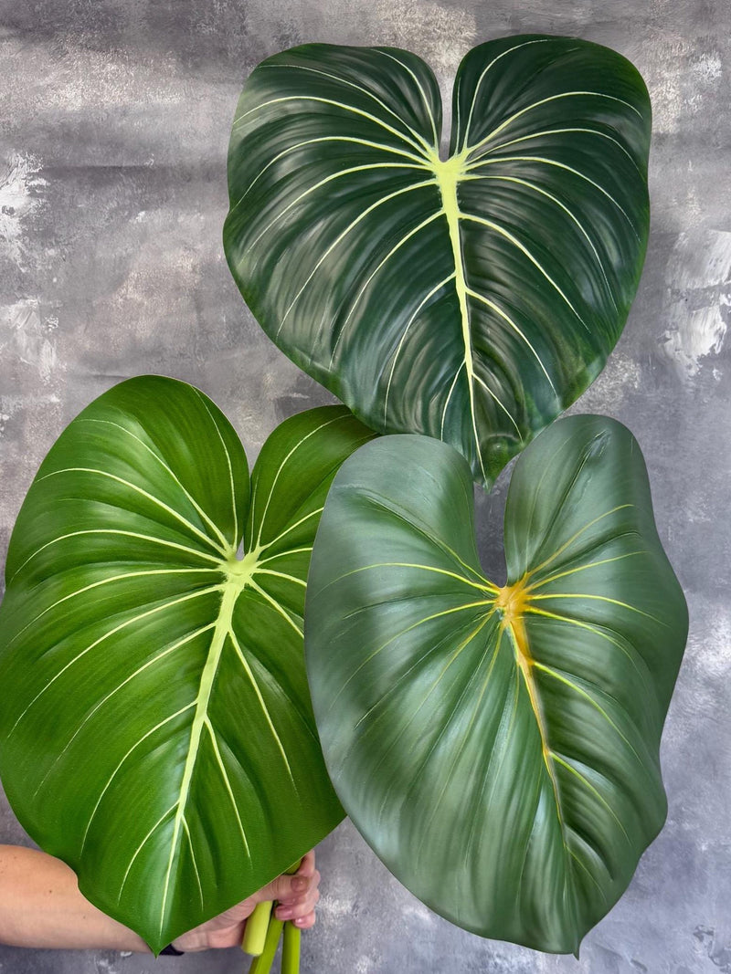 Natural Touch Large Size Faux Monstera Tropical Turtle Leaf - Artificial Plant - Multi Colors faux plants